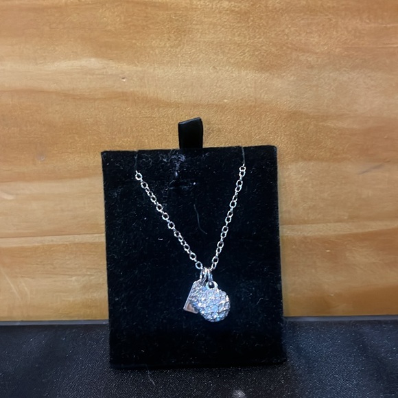 Coach Rhinestone Ball Necklace & Jewelry Pouch - Picture 4 of 7